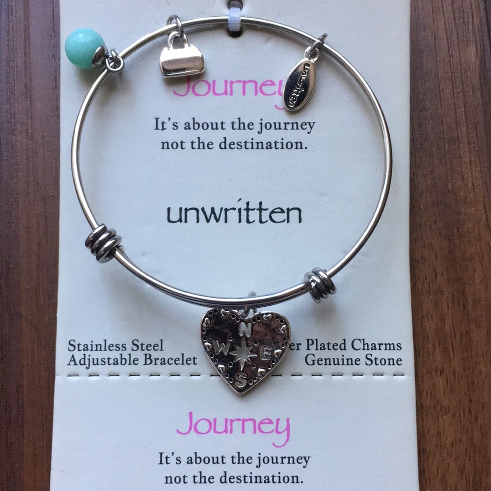 Unwritten Journey Heart Bracelet NWT